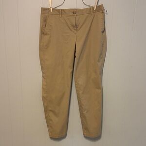 Talbots Women's Tan Straight Leg Pants